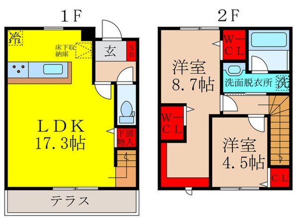 仮）ウエストフィールド１３の物件間取画像